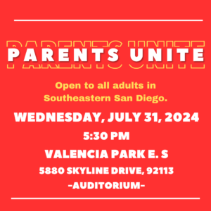 Parents Unite Meeting on July 31, 2024